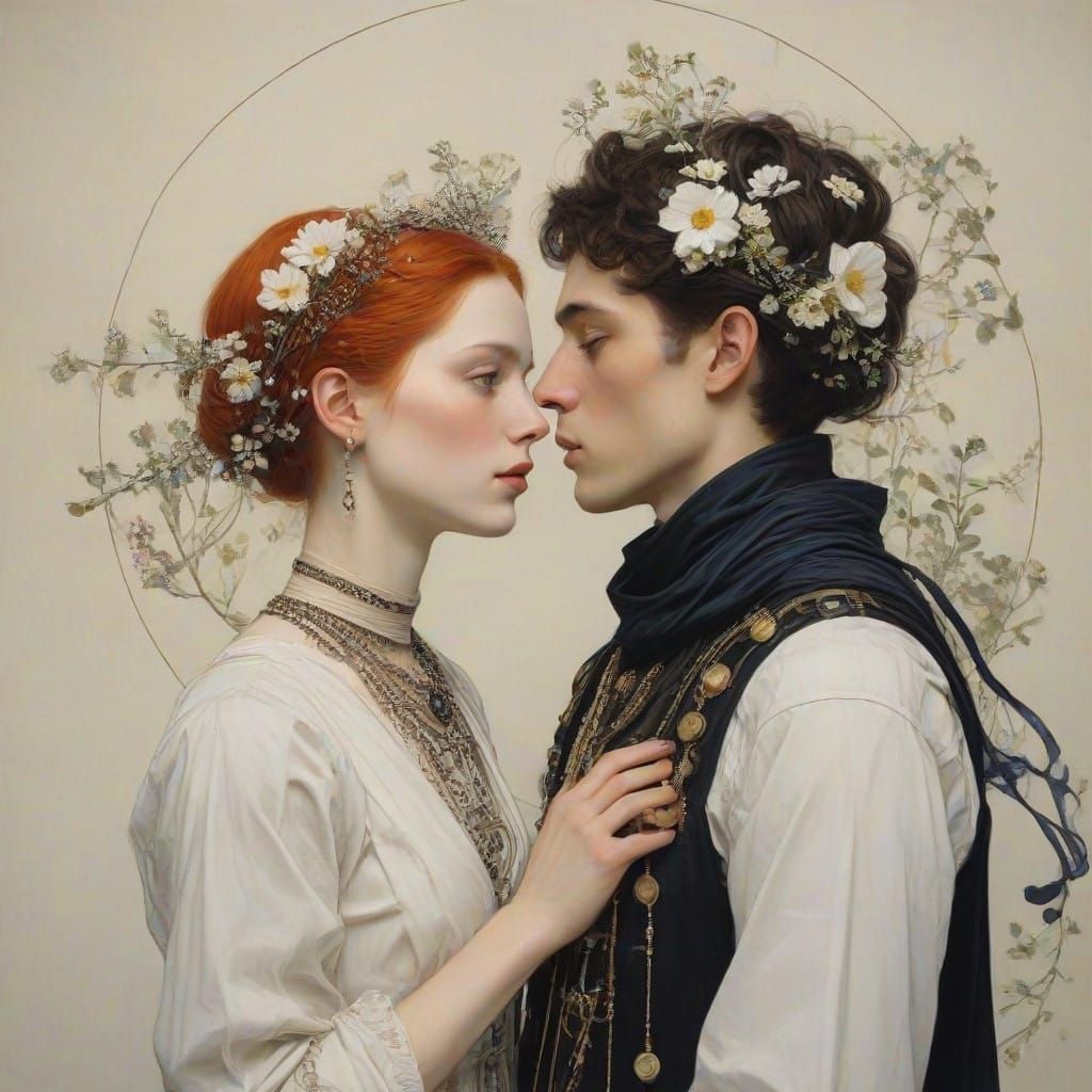 Surreal Plantpunk Portraits in Vibrant Colors