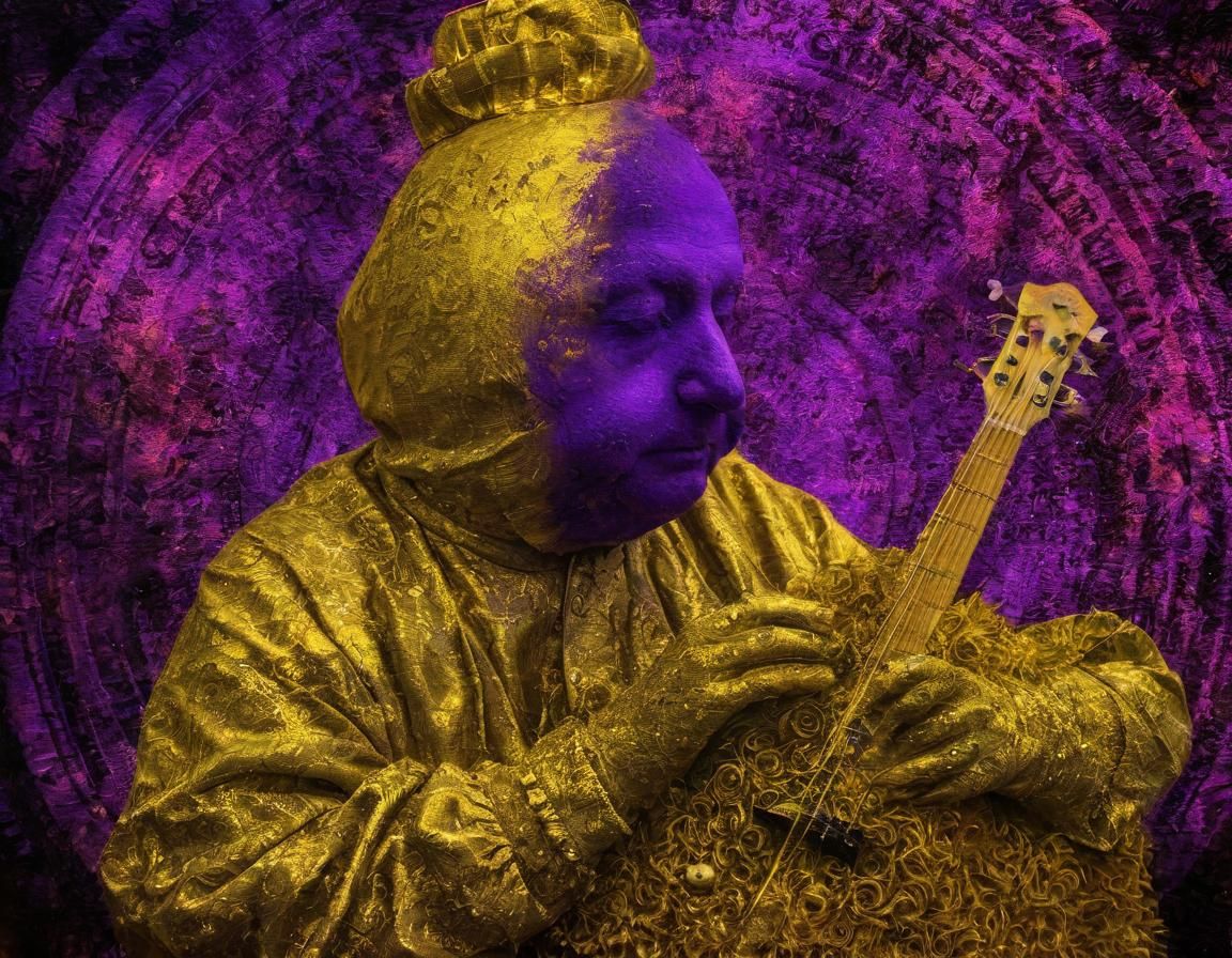 Surreal Hybrid Creature in Spectral Colorbomb Style