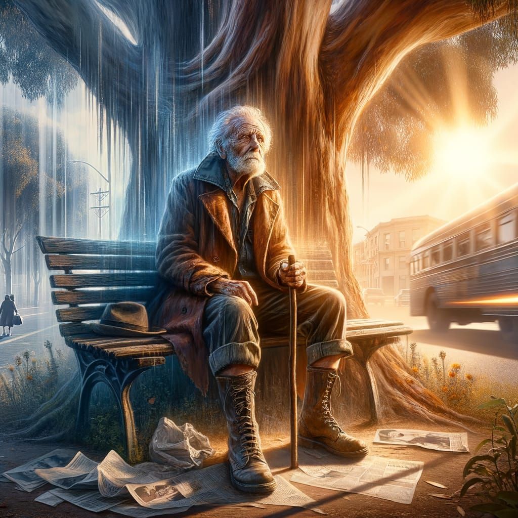 Elderly Man Reflects on a Life of Quiet Dignity