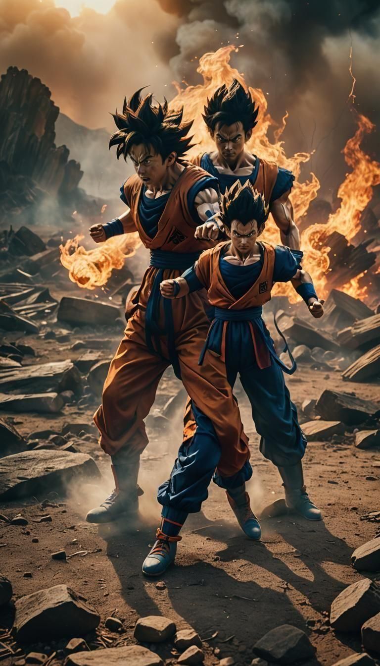 Goku and Vegeta: Epic Dragon Ball Z Film Still
