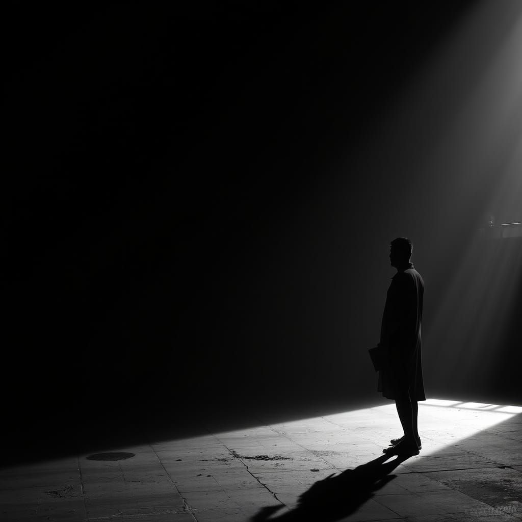 Dramatic Chiaroscuro Lighting Effect