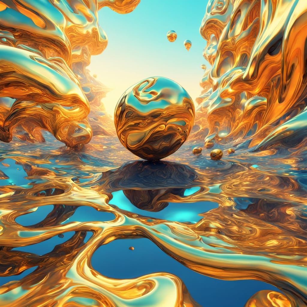 Surreal Dreamlike Illusion in Vibrant Colors