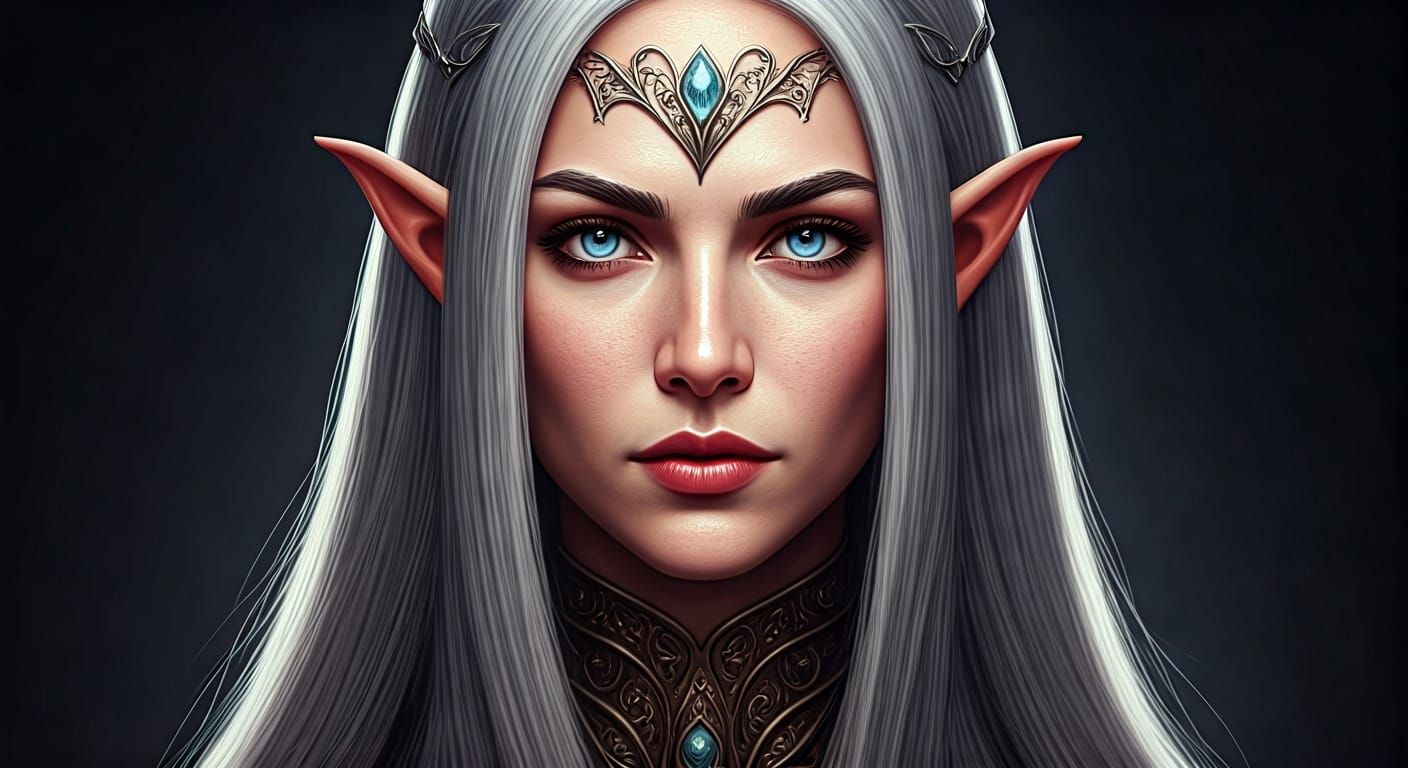 Elven Priestess.