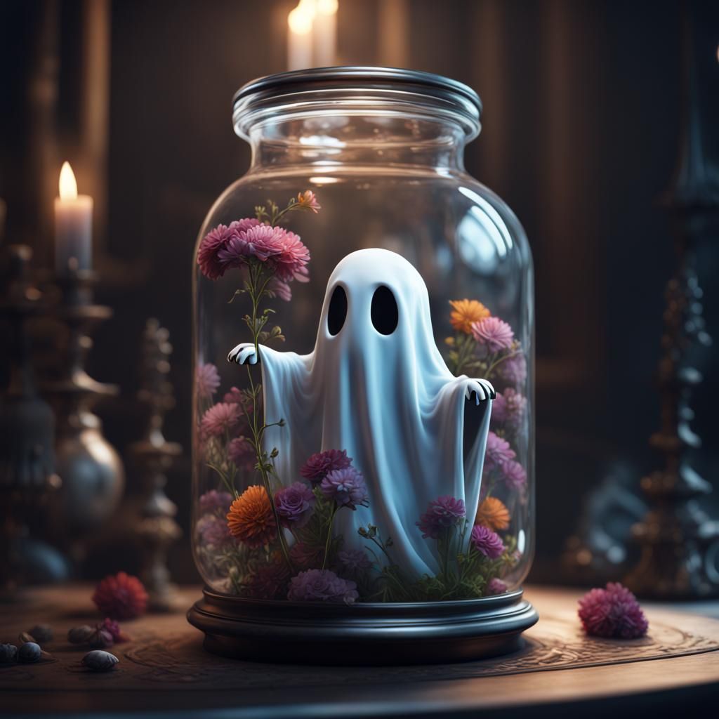 Ghost in a Jar: Detailed Matte Painting