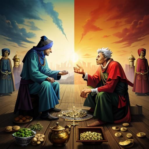 Fate's Question: Wealth and Health Balance