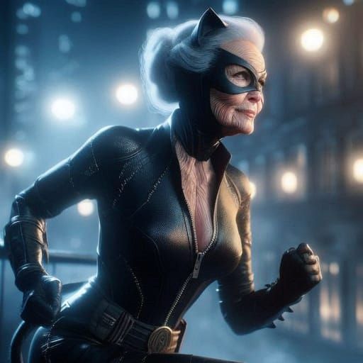 Golden Age Catwoman as a Wise Elder