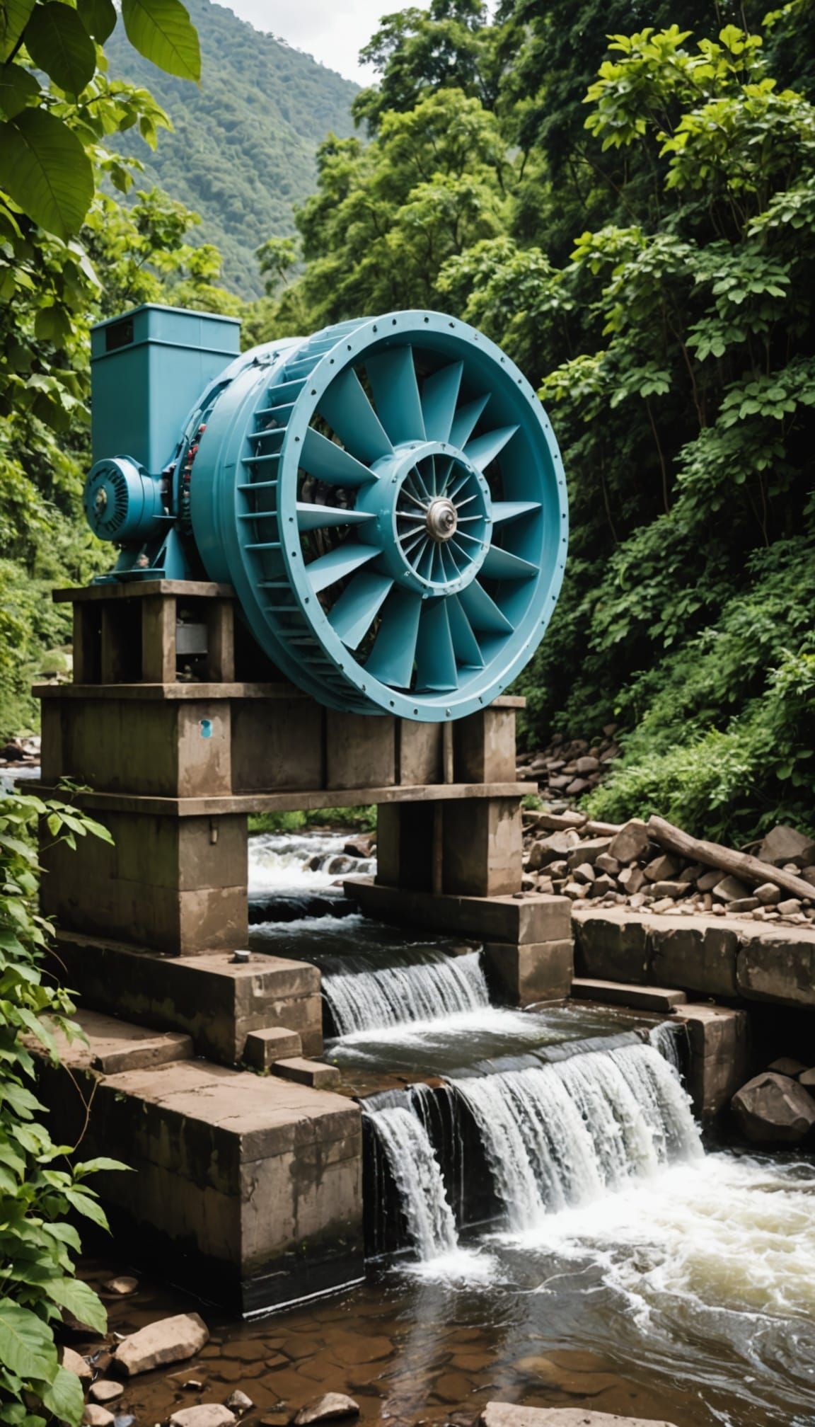 Rural Third World Hydroelectric Power Generation