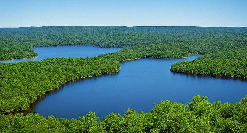 AI Generated Lakes of the Ozarks Image