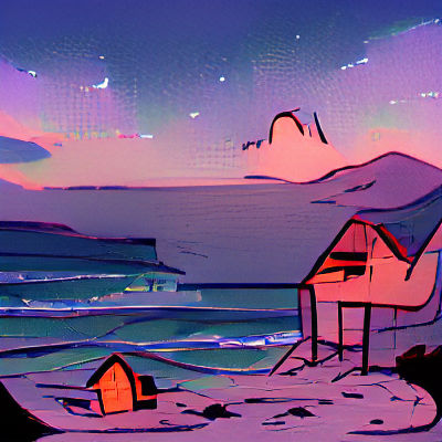 Abstract Concept of Escapism and Tranquility