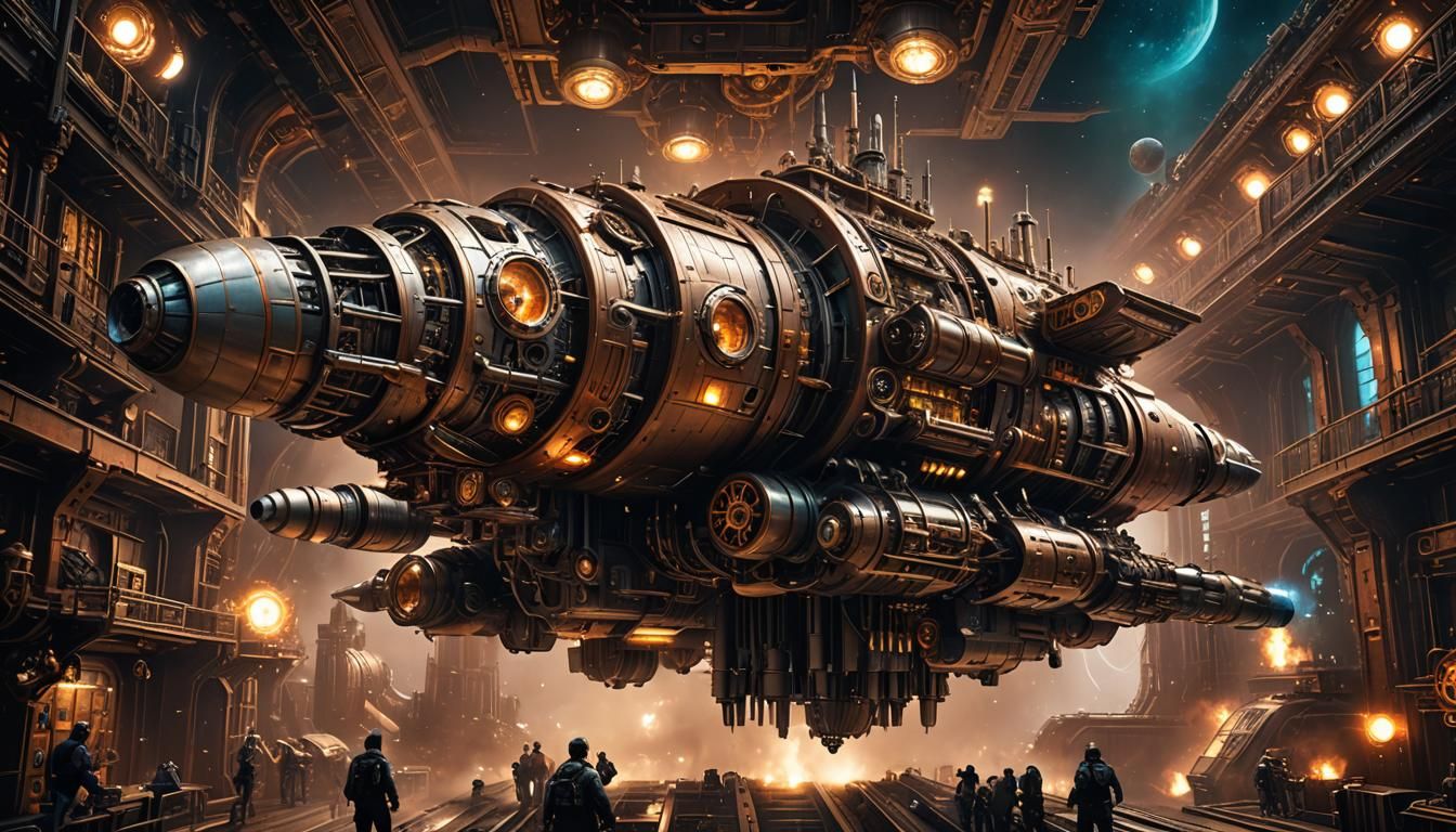 Steampunk Spaceship