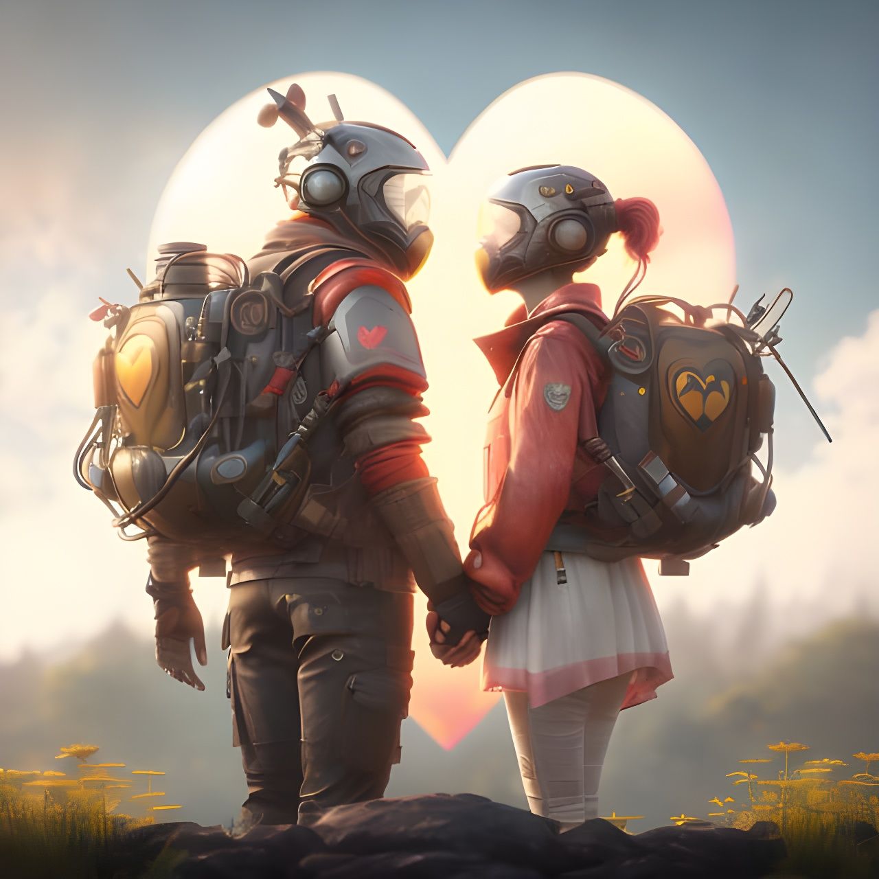 Love is in the Air, Unreal Engine 5 Art