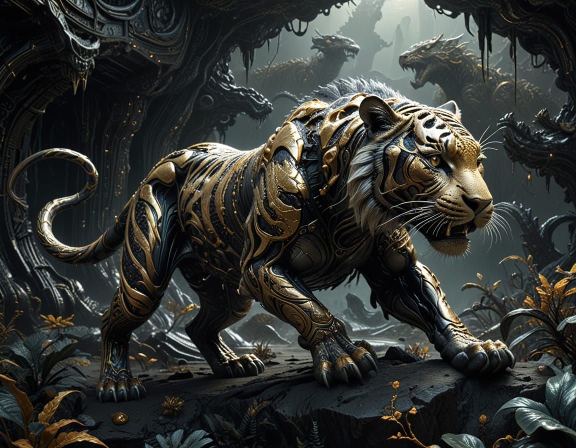 "Onna-bugeisha Warriors' Battle-Tiger" #1