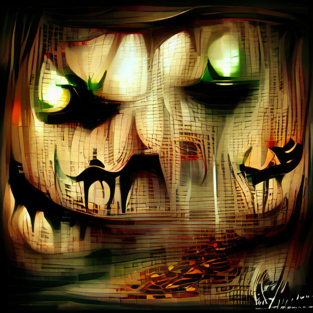 Eerie Halloween Fantasy AI Art