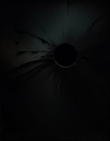 Dark Surrealism: Creepy Abstract Art in Macro Shot