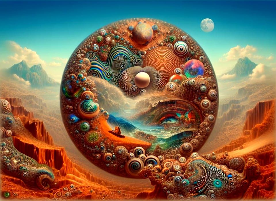 Dreamer's Surreal Vision at the Edge of Understanding