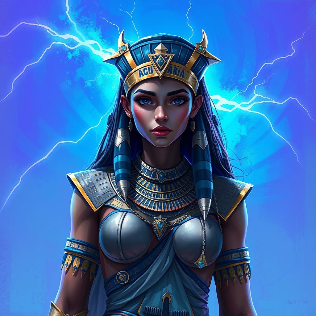 Ancient Egyptian emo woman