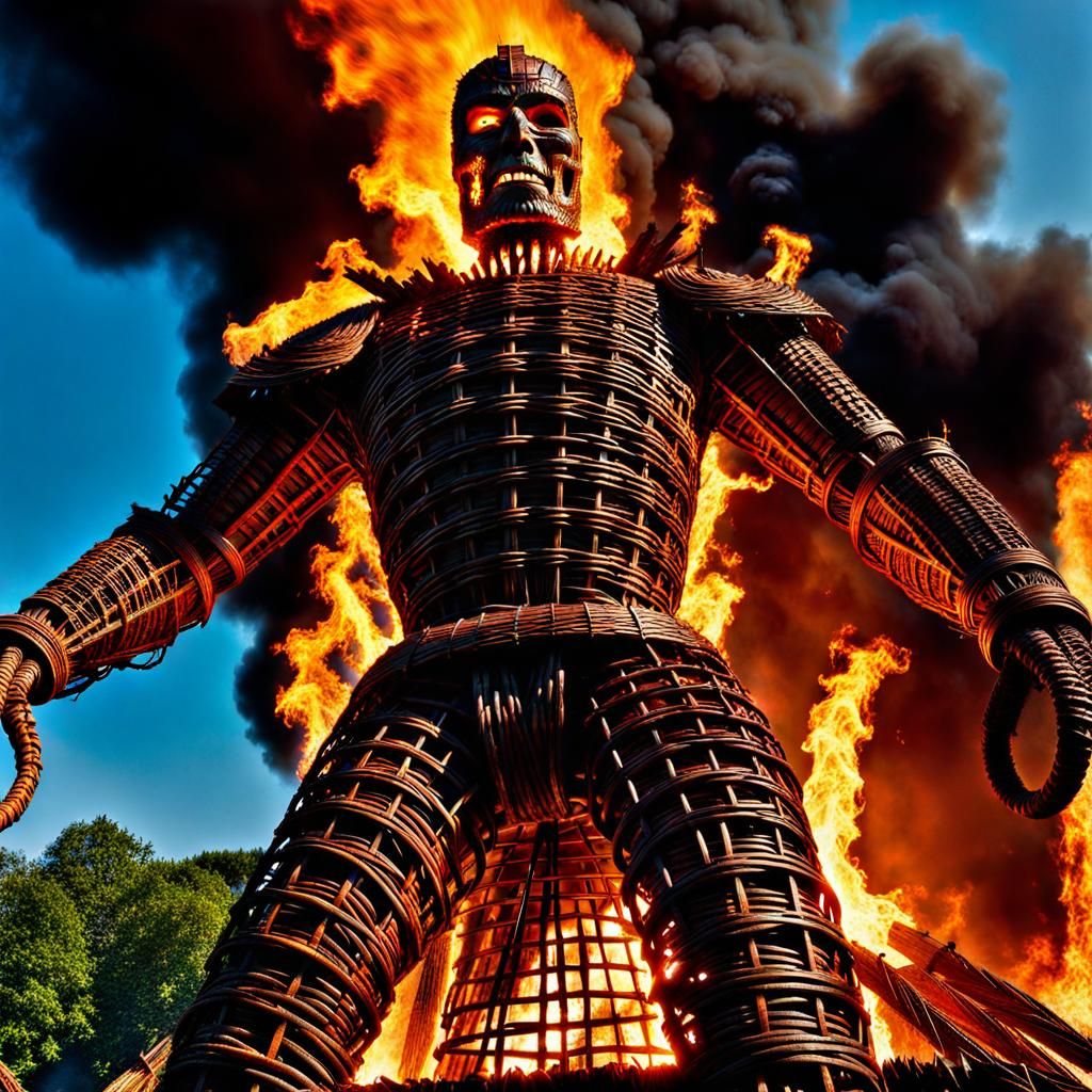 Burning Wicker Man