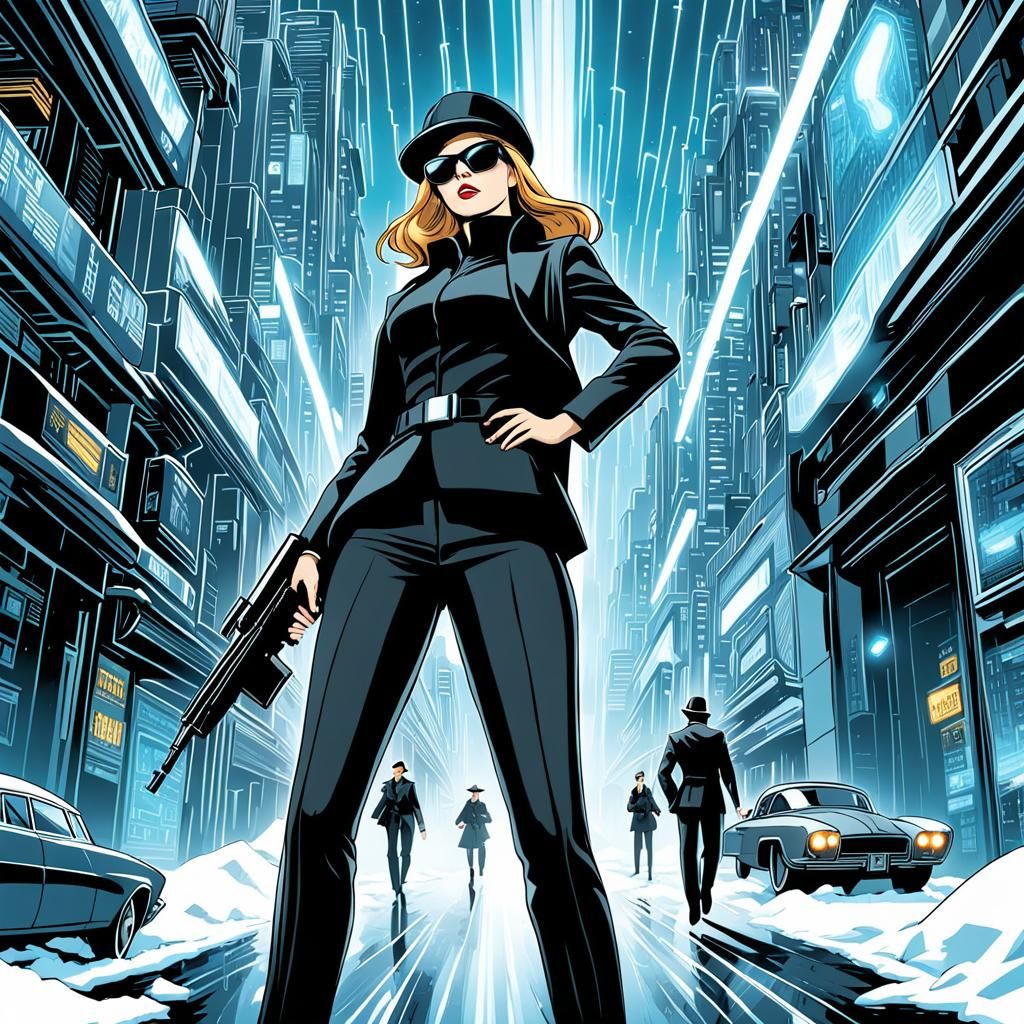 Secret agent on a mission...