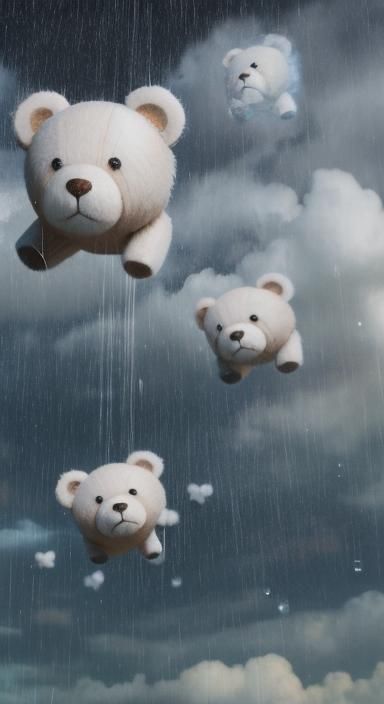 Teddy Bears Falling From The Sky