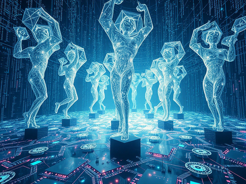 AI Models Dancing in Digital Landscape