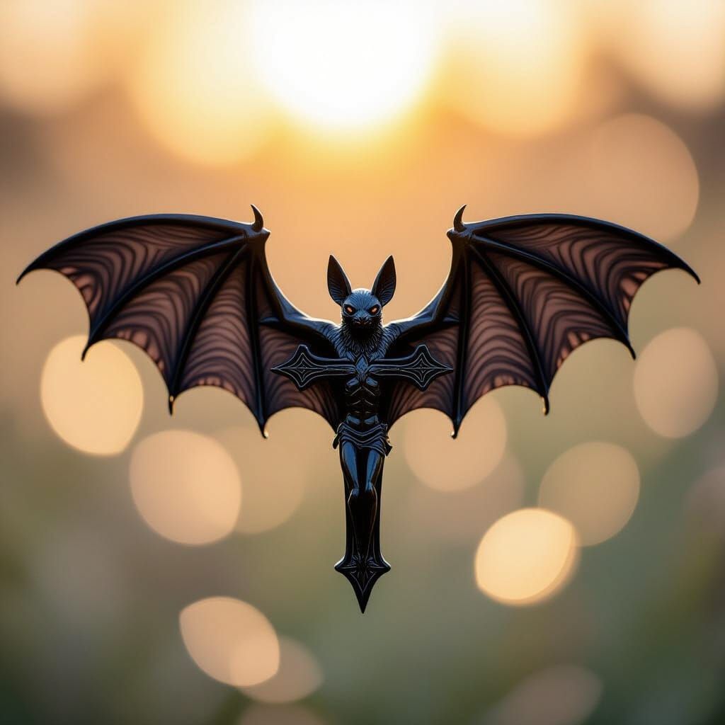 Ozzy Osbourne Tribute Symbol in Soft Focus