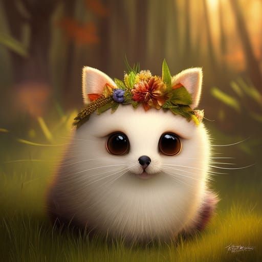 Endearing Hedgehog Family Portrait in Whimsical Style