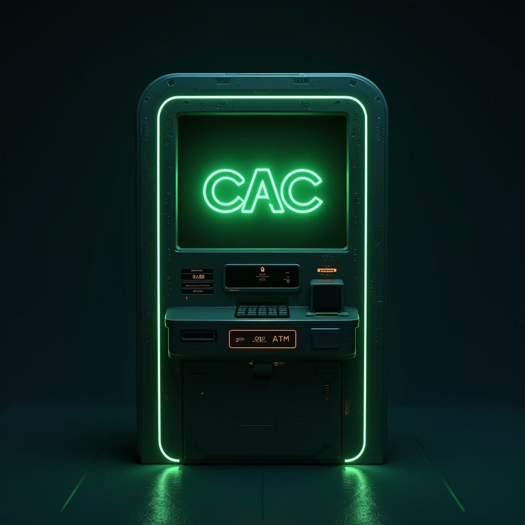 Futuristic ATM in Modern Arcitecture