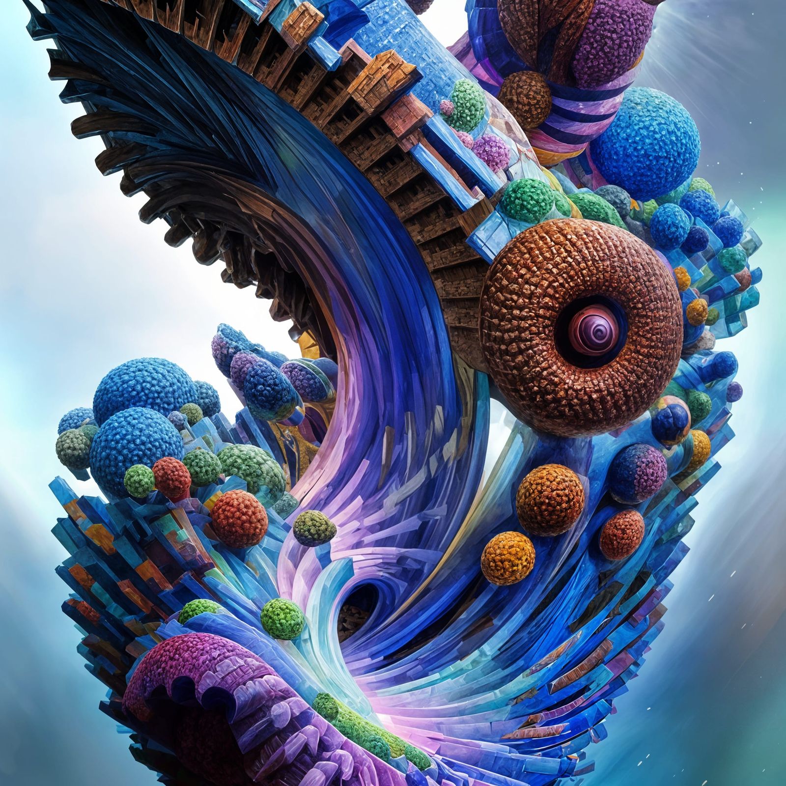 Evolution of a piece from 2 years ago - one of the old Geome...