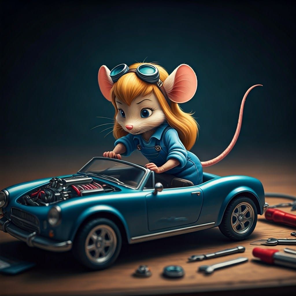 Gadget Hackwrench in Cinematic Tinkerer's Realm