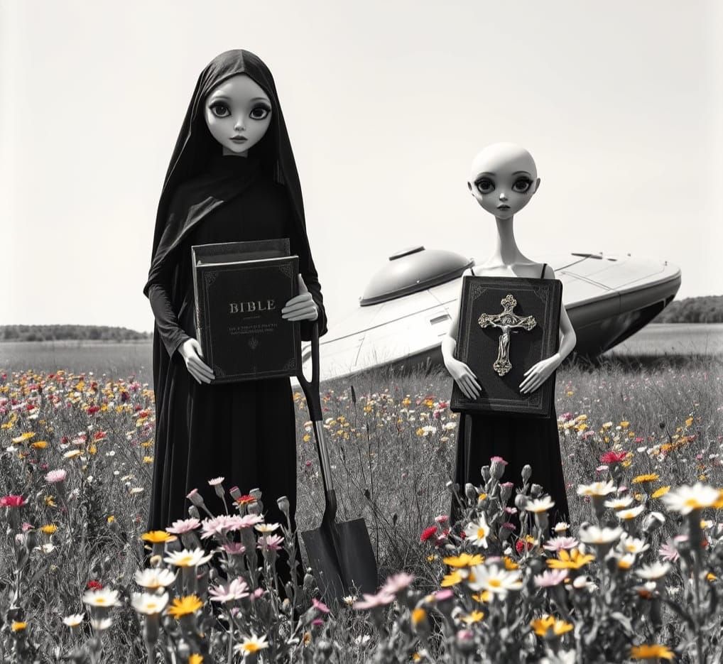 🥉Praying in the Meadow (Family Photo 32)