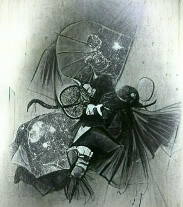Magical Girl Transformation: Gothic Comic Art