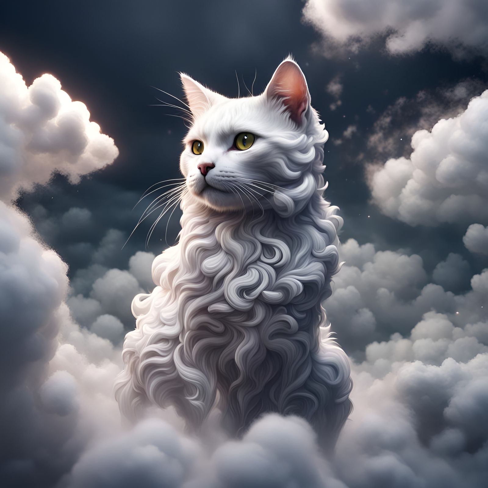 Cat from heaven