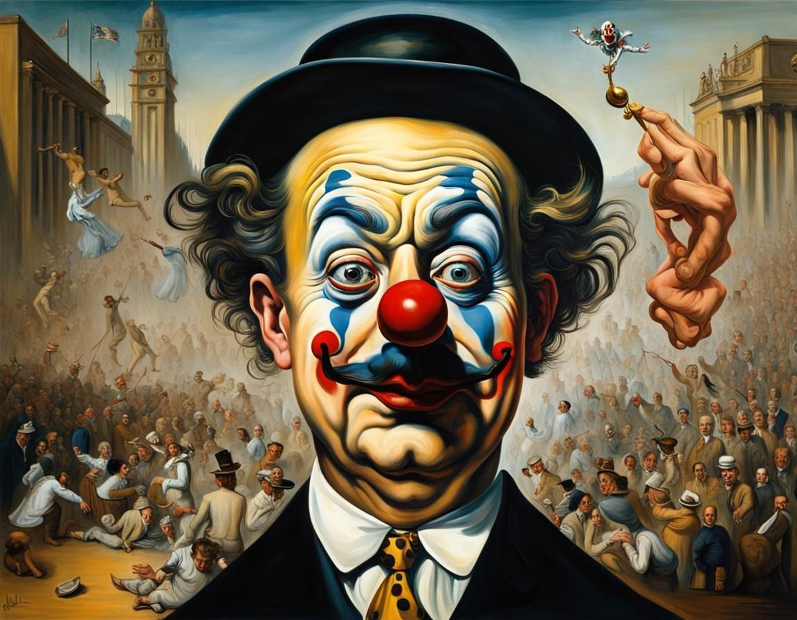 Surreal Clown Attends International Court Hearing