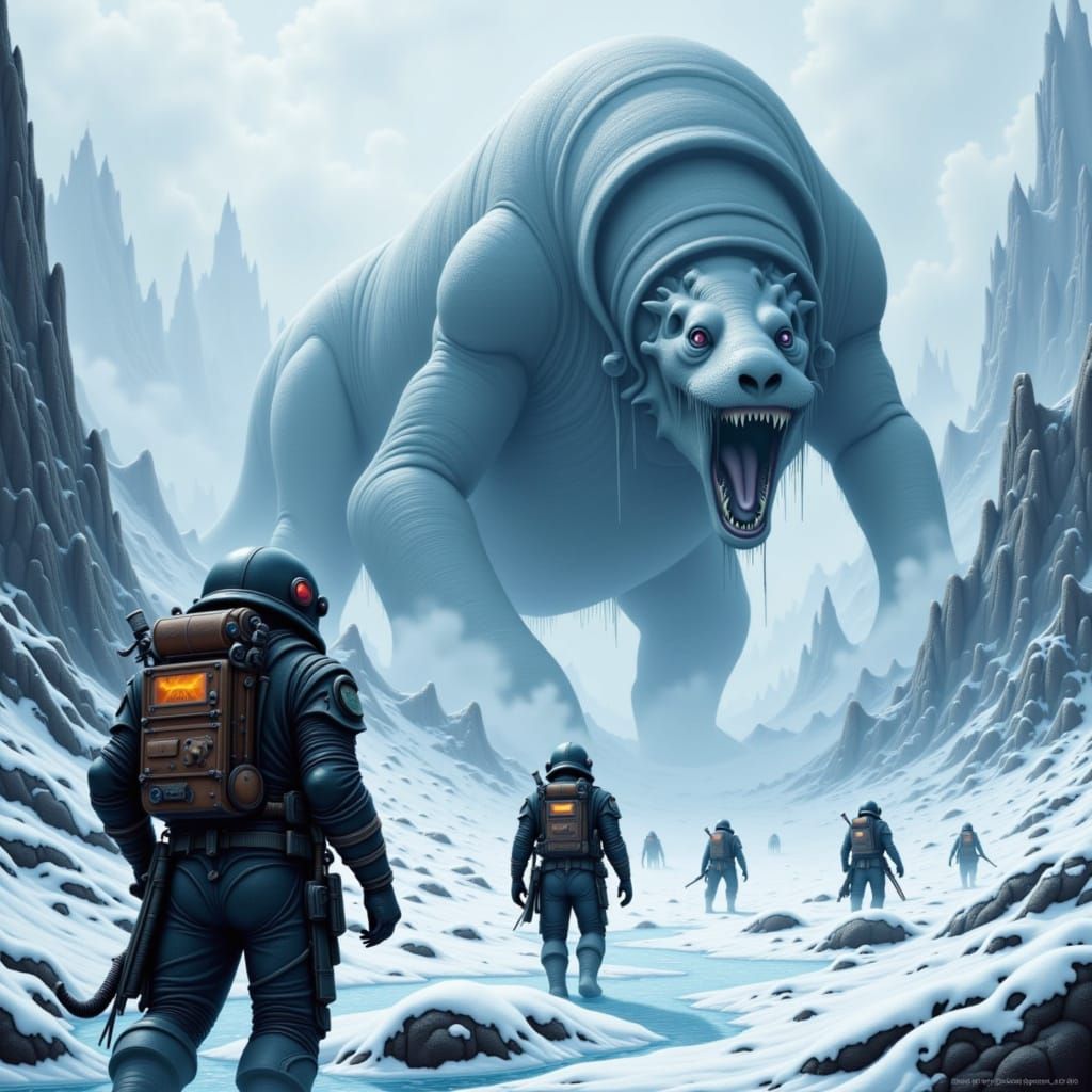 Marines Explore Ice Age With Saber Toothed Tigers Lurking