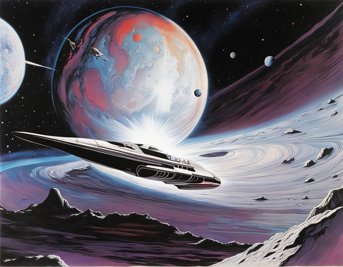 Psychedelic Space Opera Album Cover Art