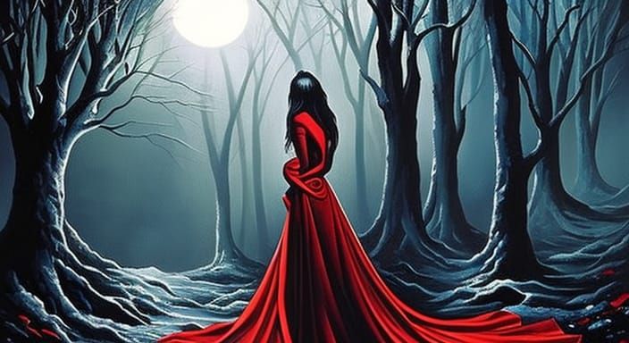 Surreal Dark Fantasy with Cosmic Elements