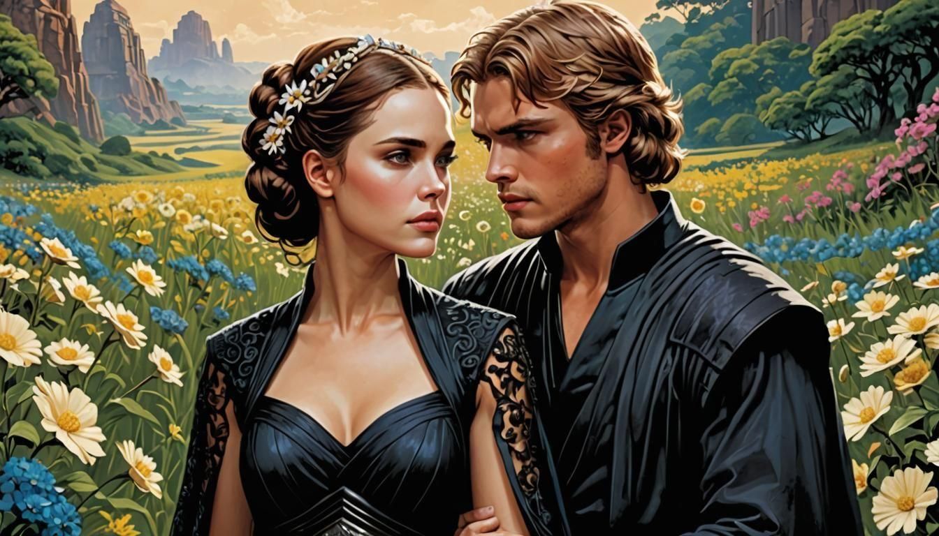 Star Wars romance clinch cover by Elaine Duillo
