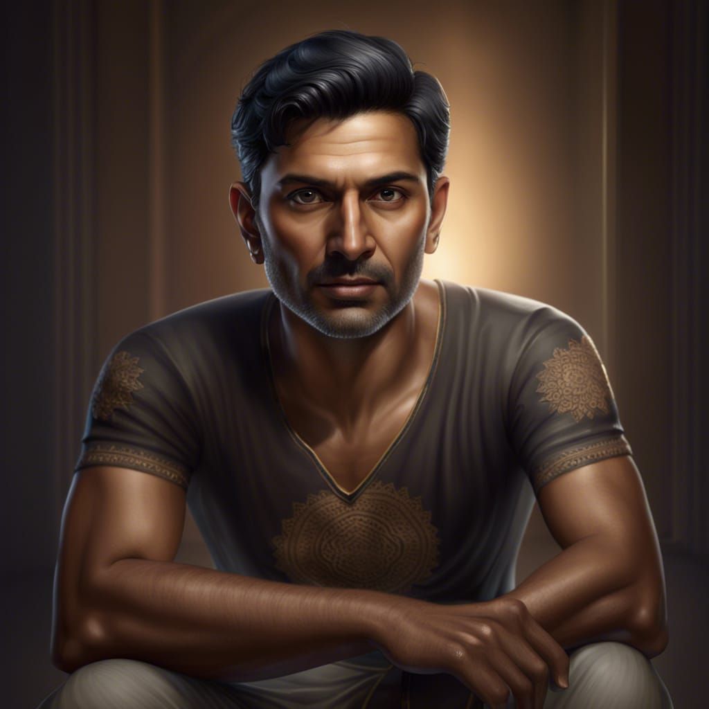 Handsome Indian Man in Office, Professional Photography