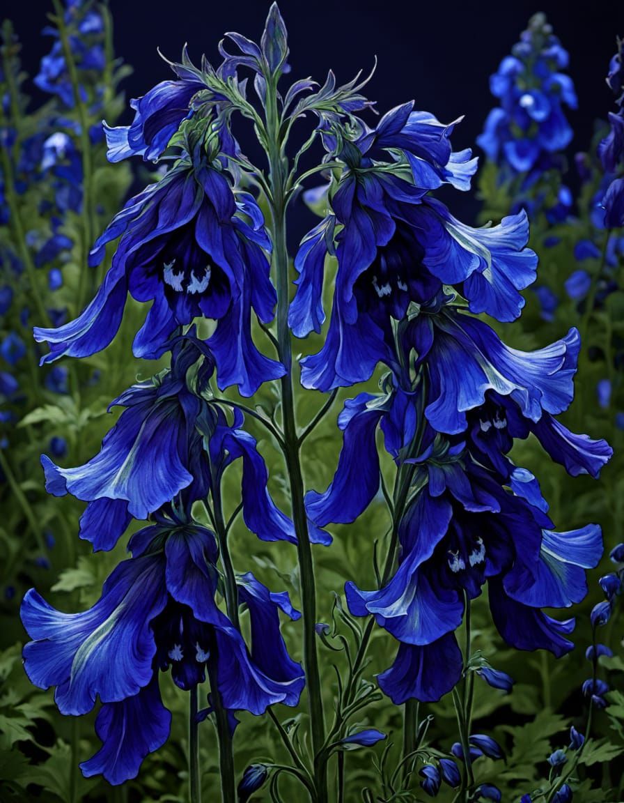 Aconitum napellus (Monkshood, Wolf’s Bane, Devil’s Helmet)

...