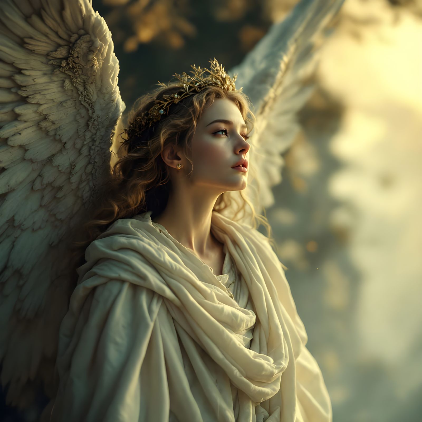 Cinematic Cherubim Film Still: Epic and Dramatic