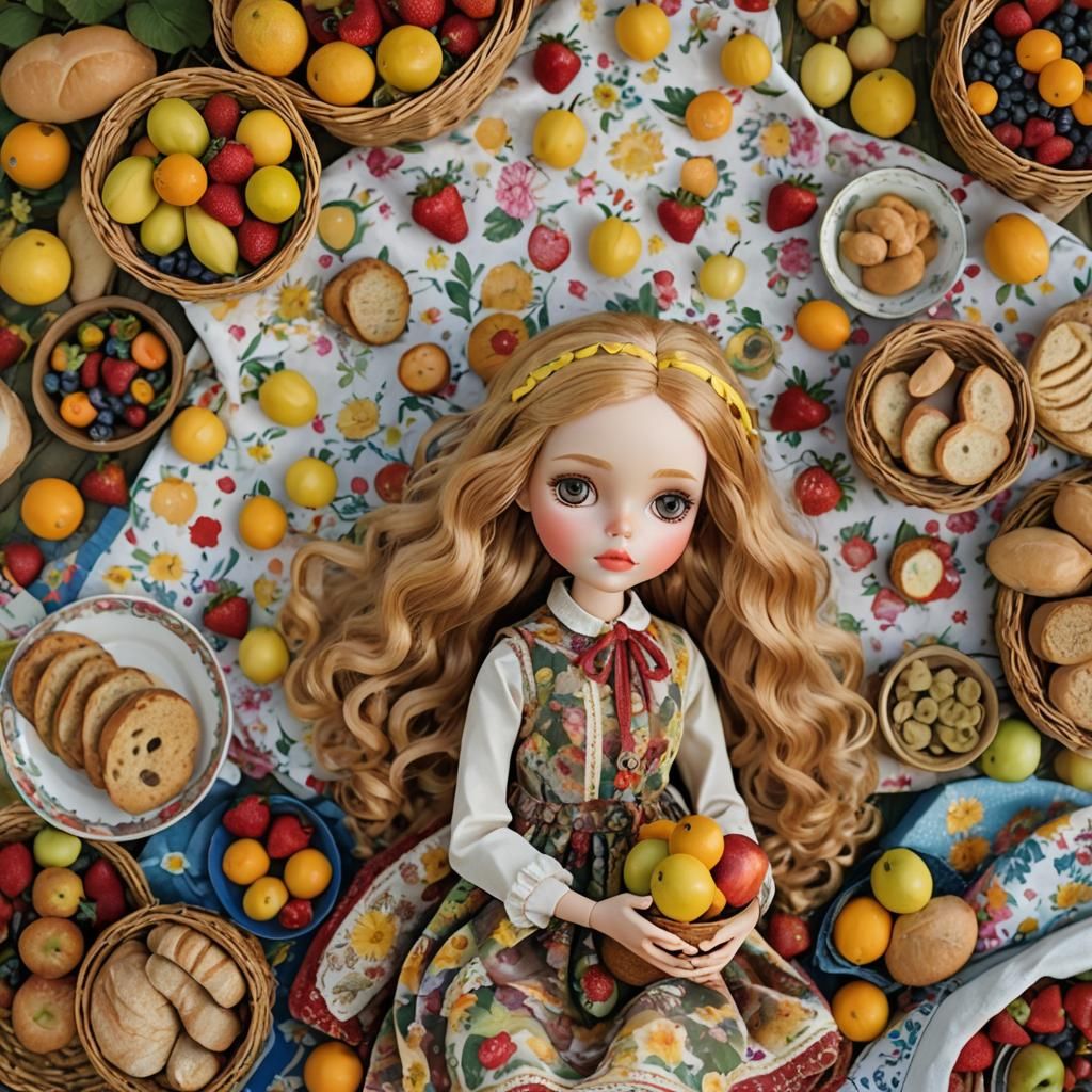 Blythe Doll Picnic, Dreamlike Portrait