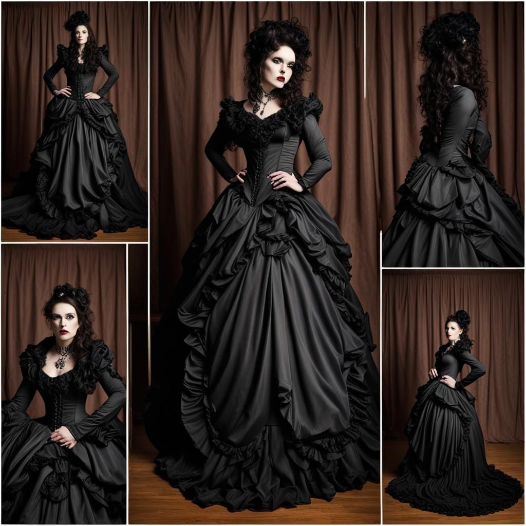 #woman #adult #mature #modest #satin #chiffon #cosplay #ball...