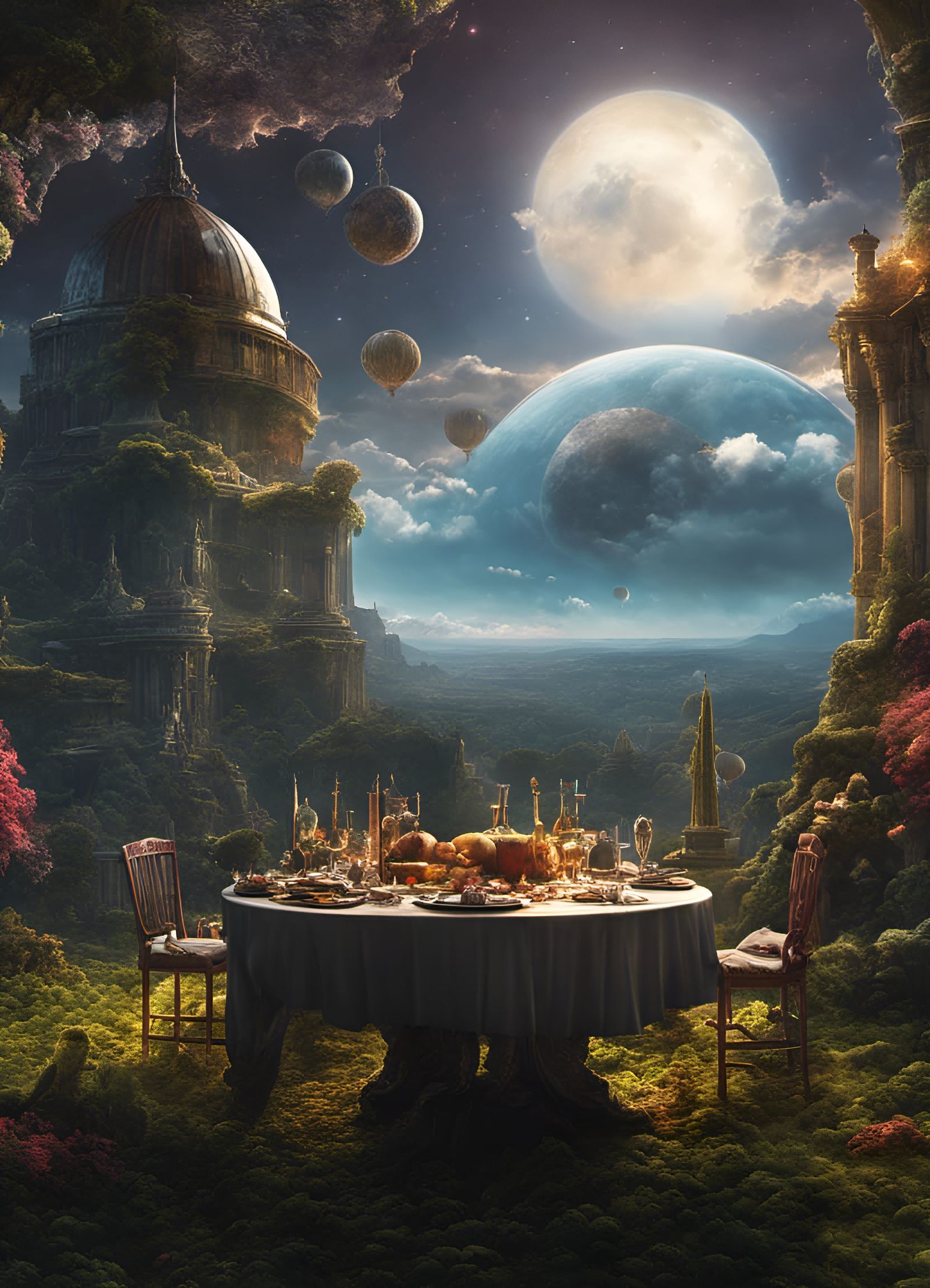 Surreal Pop Art Digital Matte Painting