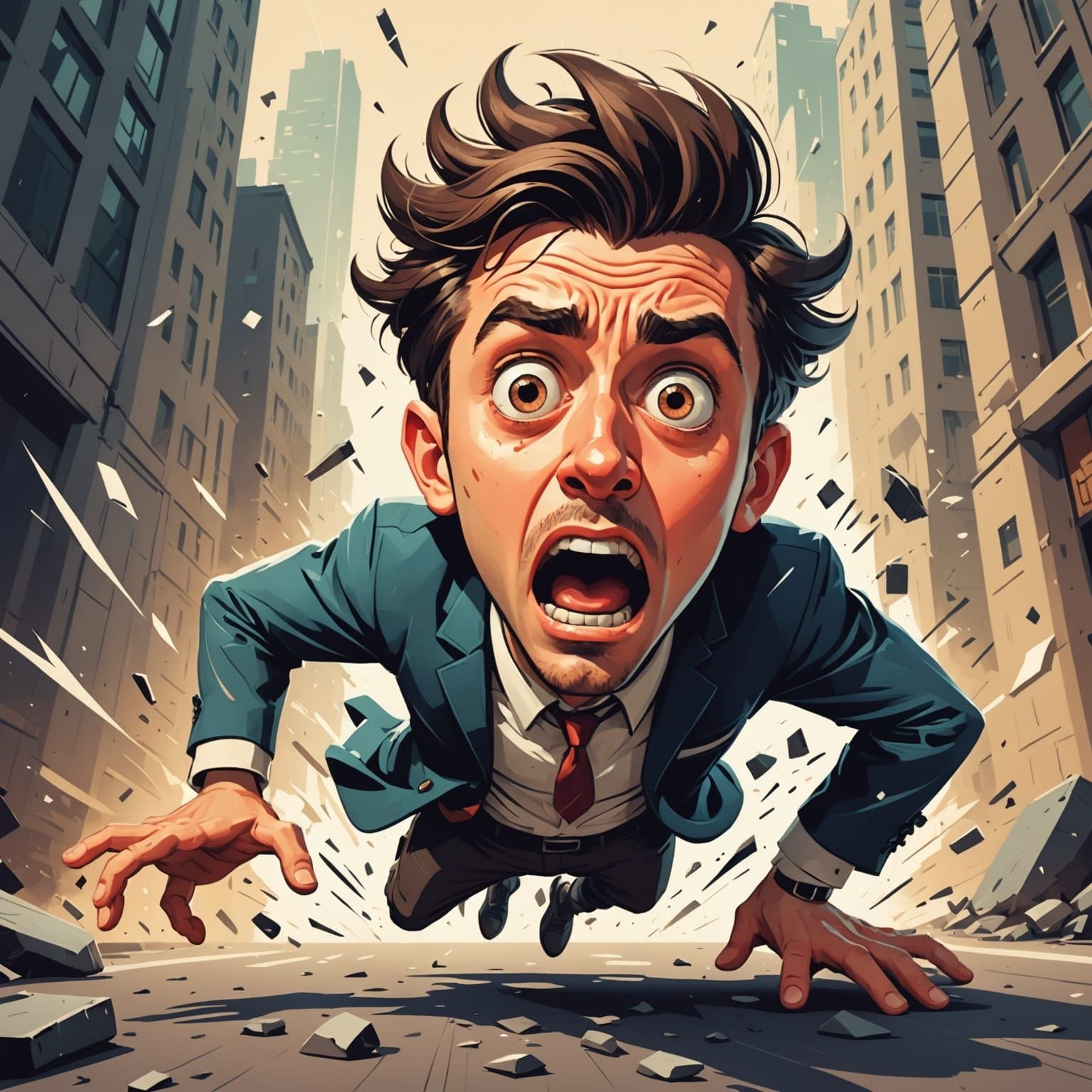 Superman Falls Headfirst in Shock