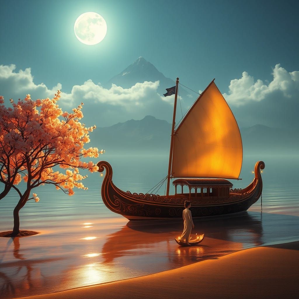 Lunar Lagoon Serenity