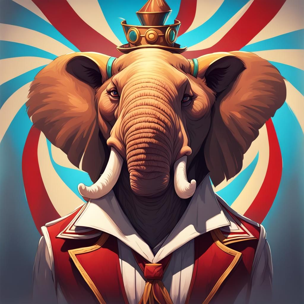 Talking Animal Circus: Dynamic Artgerm Portrait