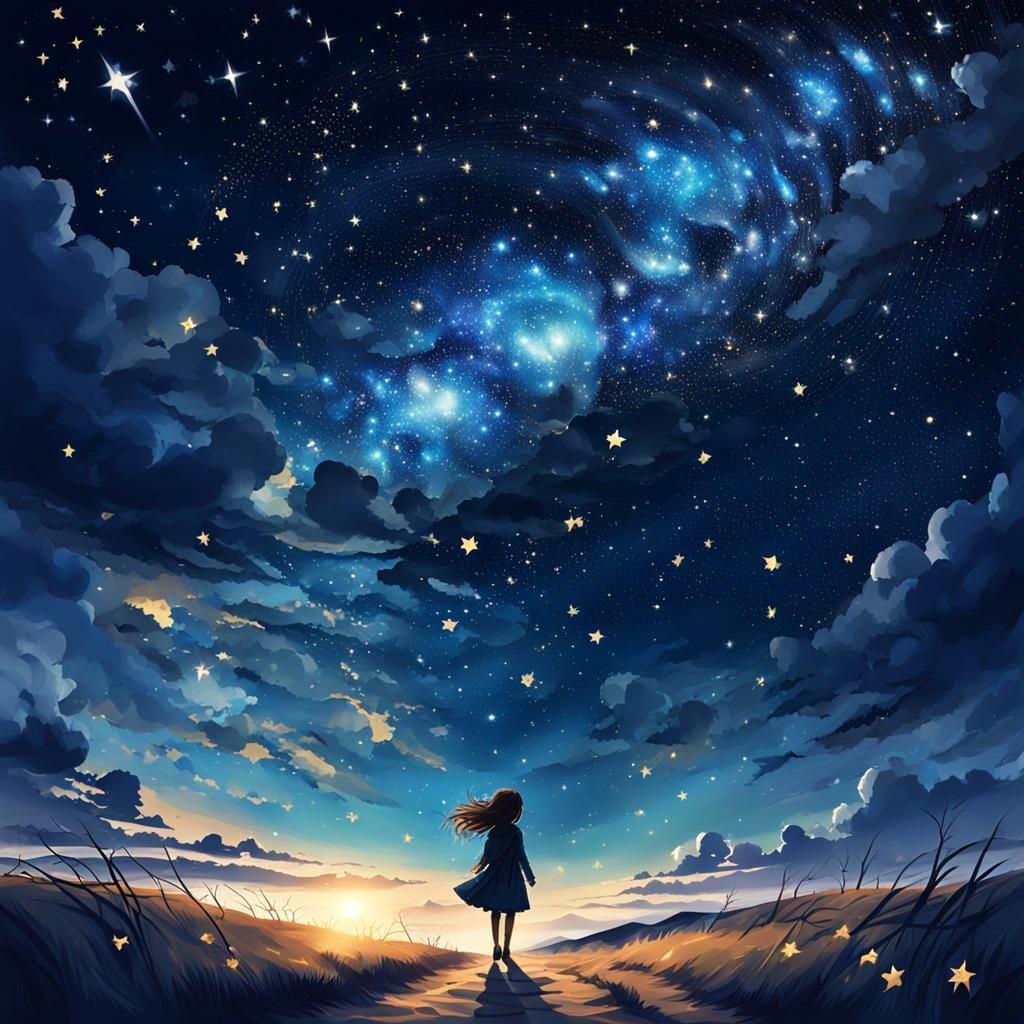 Chasing Stars Through the Night: A Dreamlike Journey