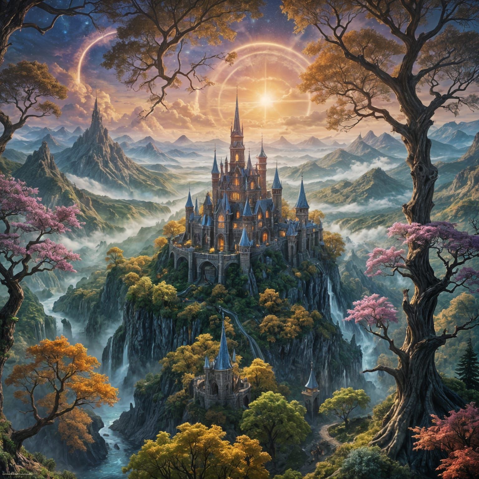 Avalon: Realm of Magic in Detailed Matte Painting