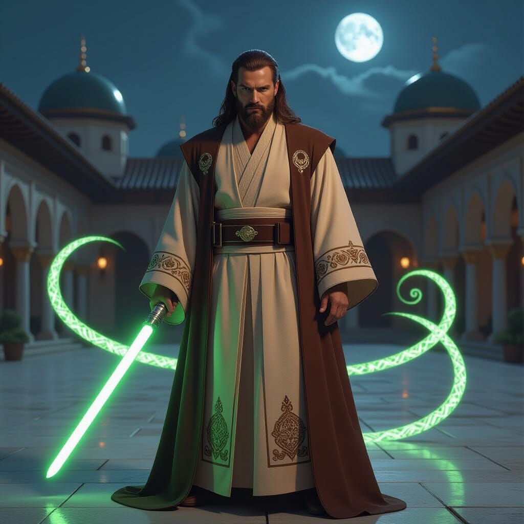 Qui-Gon Jinn as Ottoman Warrior