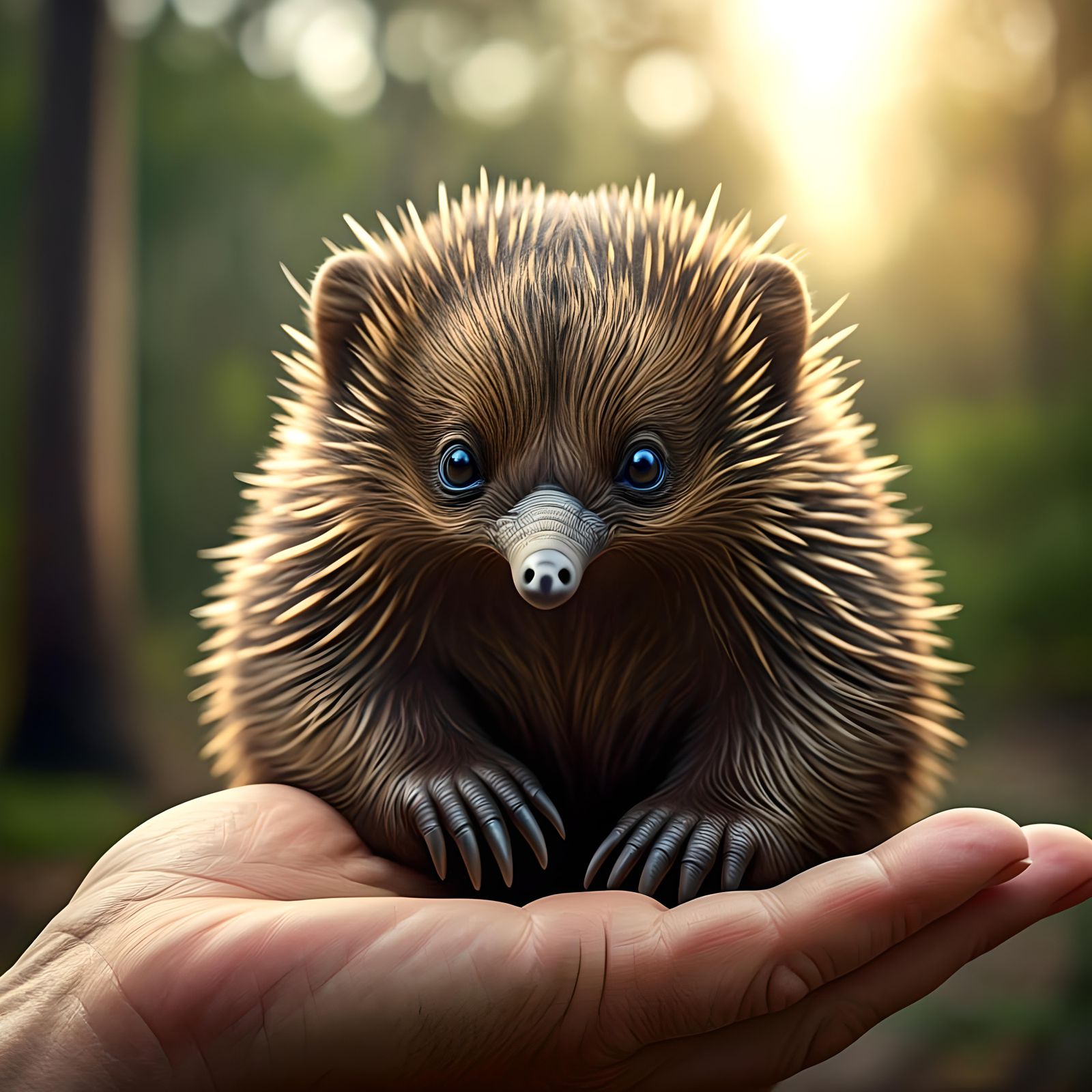 Tiny echidna